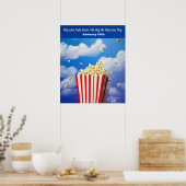 ポップコーン滝On Popcorn Dayポスター ポスター (キッチン)