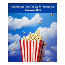 ポップコーン滝On Popcorn Dayポスター