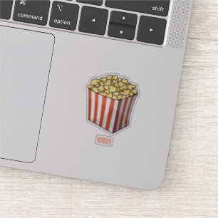 ポップコーン漫画イラストレーション シール