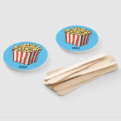 ポップコーン漫画イラストレーション ハンドファン (組立なし)