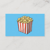 ポップコーン漫画イラストレーション 名刺 (裏面)