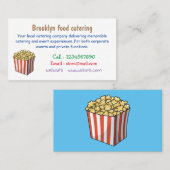 ポップコーン漫画イラストレーション 名刺 (正面/裏面)