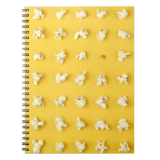 ポップコーン粒 ノートブック (正面)