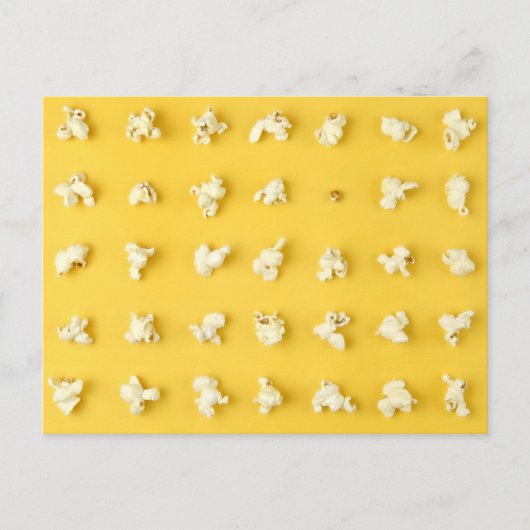 ポップコーン粒 ポストカード (正面)