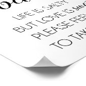 ポップコーン結婚バーまたはパーティー徴候 ポスター (角)