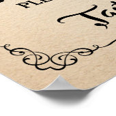 ポップコーン結婚バーまたはパーティー徴候 ポスター (角)