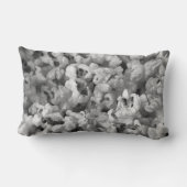 ポップコーン色/白黒 ランバークッション (裏面)