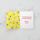 ポップコーン誕生日パーティー映画館 カード (内部)