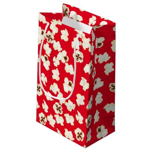 ポップコーン誕生日パーティー映画館 スモールペーパーバッグ (裏面アングル)