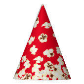 ポップコーン誕生日パーティー映画館 パーティーハット (左)