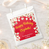 ポップコーン誕生日パーティー映画館 フェイバーバッグ (クリップ留めされた状態)