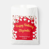 ポップコーン誕生日パーティー映画館 フェイバーバッグ (正面)