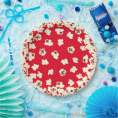 ポップコーン誕生日パーティー映画館 ペーパープレート (パーティー)