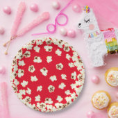 ポップコーン誕生日パーティー映画館 ペーパープレート (パーティー)