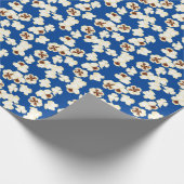 ポップコーン誕生日パーティー映画館 ラッピングペーパー (角)