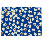 ポップコーン誕生日パーティー映画館 ラージペーパーバッグ (裏面)