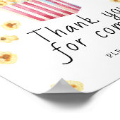 ポップコーン赤ちゃんシャワー – あり来がとう ポスター (角)