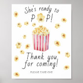 ポップコーン赤ちゃんシャワー – あり来がとう ポスター (正面)