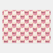 ポップコーン3パックギフトラップ ラッピングペーパーシート (正面3)