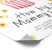 ポップコーン – どのぐらい大きいママの腹ゲーム ポスター (角)