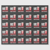 ポップコーン·ウォッチ映画，世界映画を無視 ラッピングペーパー (フラット)