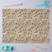 ポップコーン シームレス パターン デコパージュ 薄葉紙 (クラフト)