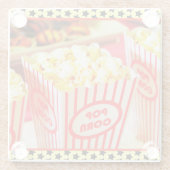 *ポップコーン&トリーツ*ガラスコースター ガラスコースター (裏面)