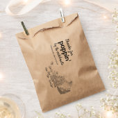 ポップコーン フェイバーバッグ (クリップ留めされた状態)