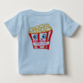 ポップコーン🍿 ベビーTシャツ (裏面)