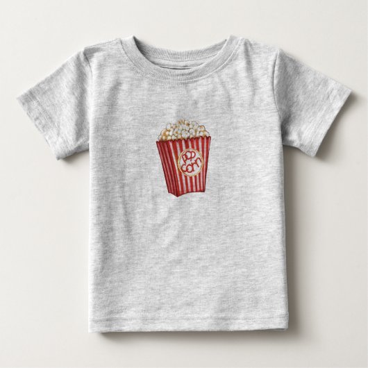 ポップコーン! ベビーTシャツ (正面)