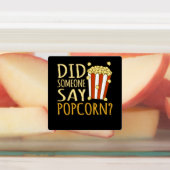 ポップコーン・ポップコーン食べ物愛好家と言った人 ラベル (貼付)