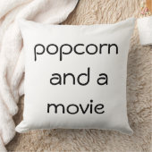 「ポップコーン」ポリエステル装飾用クッション クッション (ブランケット)