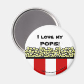 ポップコーン マグネット (正面/裏面)