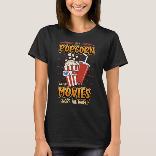 ポップコーン Tシャツ (正面)