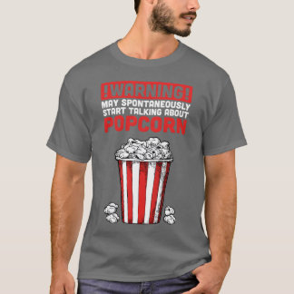 ポップコーンvについて突然話し始める恐れあり tシャツ