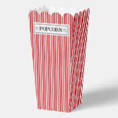 ポップコ赤と白ンストライプのの好意ボックス フェイバーボックス (裏面)
