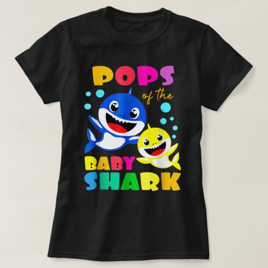 ポップシャークポップシャーク家族の母の日 Tシャツ (デザイン正面)