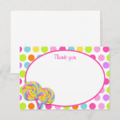 ポップスウィートショップ 感謝カード ノートカード (正面/裏面)