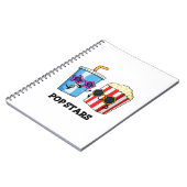 ポップスターの面白いお菓子パン ノートブック (左側)