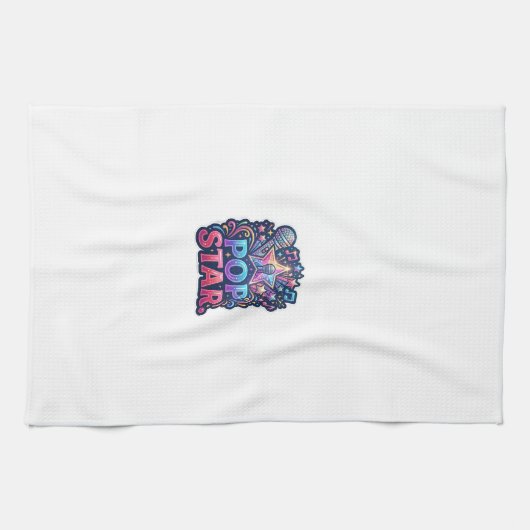 ポップスターTシャツ キッチンタオル (横)