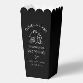 ポップス感謝していピング用引っ越し祝いパーティーパーティーポップコーン フェイバーボックス (裏面)