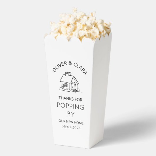 ポップス感謝していピング用引っ越し祝いパーティーパーティーポップコーン フェイバーボックス (はじけた状態)