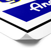 ポップズディナーレトロレストランプリント ポスター (角)