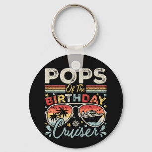 ポップズ誕生日クルーザーバケーションサークル キーホルダー