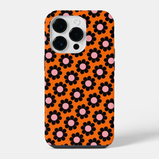 ポップフラワーパワー iPhoneケース (裏面)
