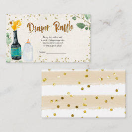 ポップボトルおむつラッフルエンクロージャカード エンクロージャーカード