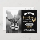 ポップボトルハッピーニューイヤーベビー発表 シーズンポストカード (正面/裏面)