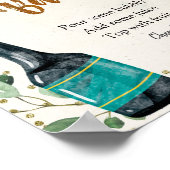 ポップボトルベビーシャワーモモモザバー ポスター (角)