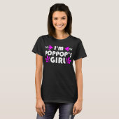 ポップポップの娘の面白いギフト Tシャツ (正面フル)