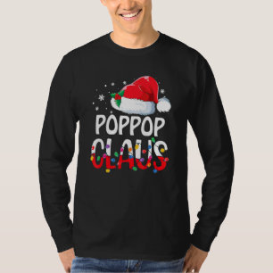 ポップポップクラウス お揃い ファミリー クリスマス パジャマ Xmas Tシャツ